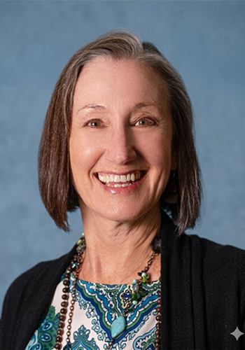 rev. michelle - blue background